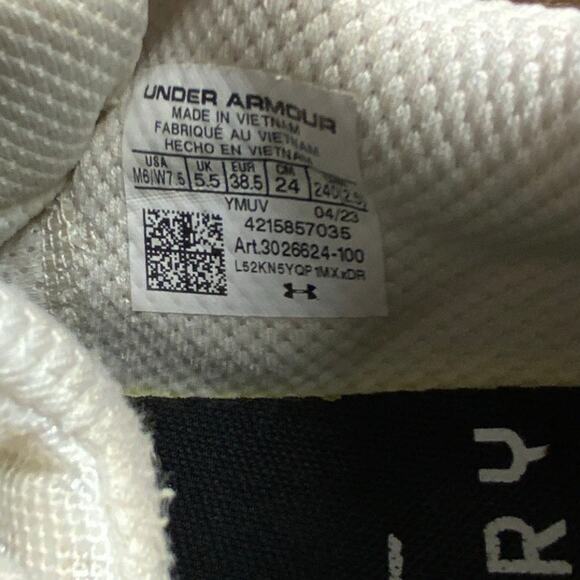 Under Armour Curry Flow 10 White/Black - Picture 8 of 9